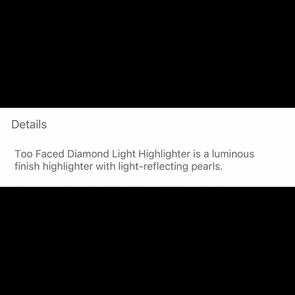 Too faced Diamond Light Highlighter - Picture 3 of 3